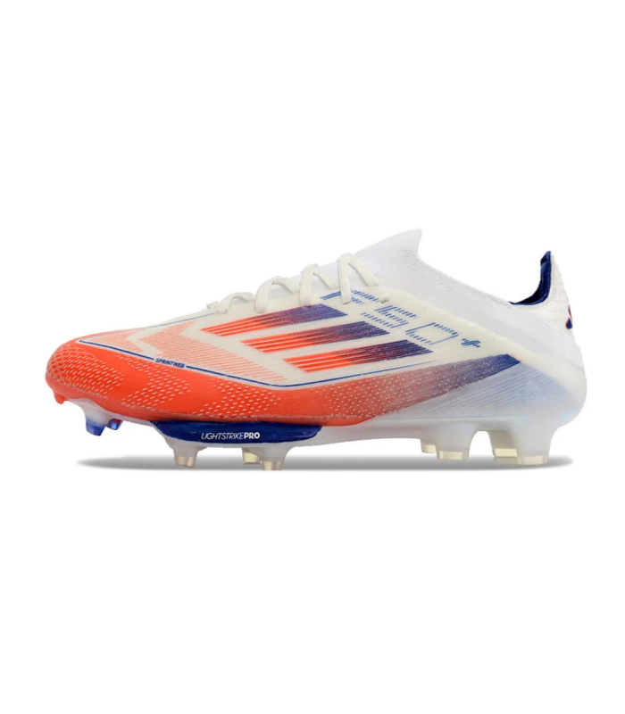 کفش فوتبال آدیداس اف پنجاه پلاس طرح اصلی Adidas F50 Adizero FG Red/Blue/White