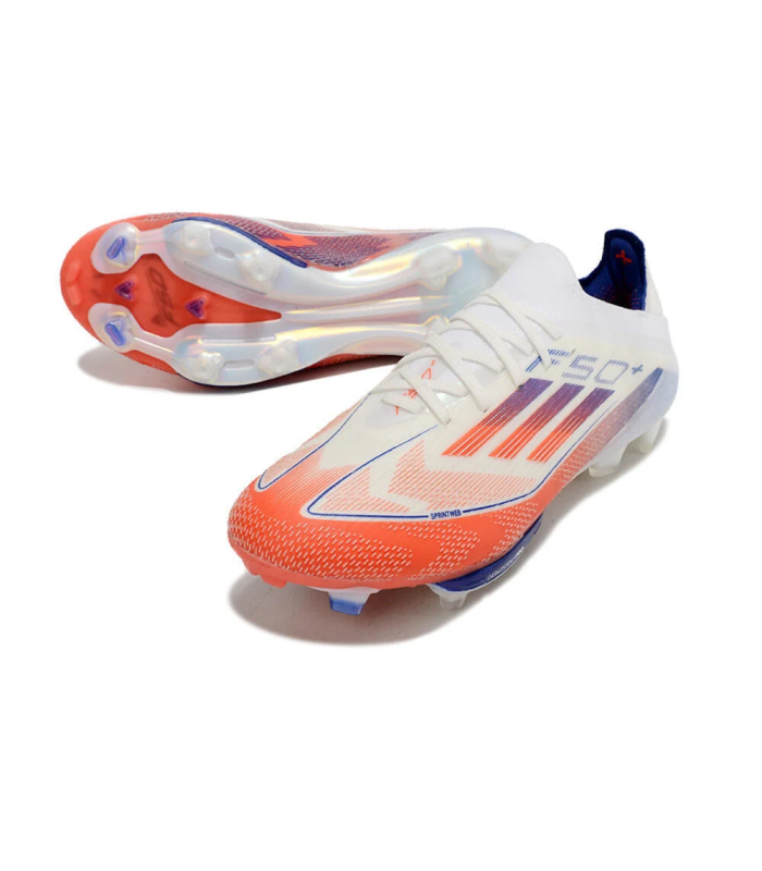 کفش فوتبال آدیداس اف پنجاه پلاس طرح اصلی Adidas F50 Adizero FG Red/Blue/White
