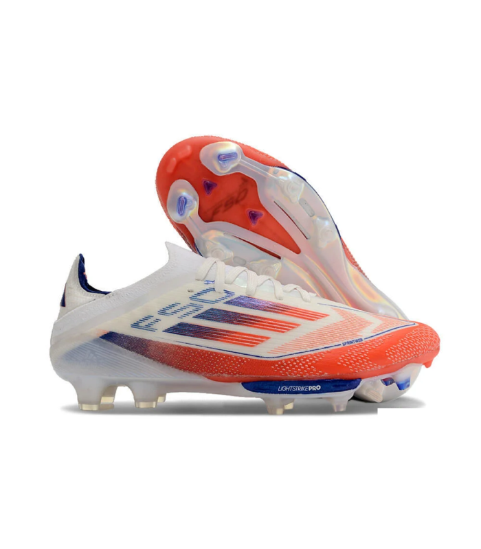 کفش فوتبال آدیداس اف پنجاه پلاس طرح اصلی Adidas F50 Adizero FG Red/Blue/White