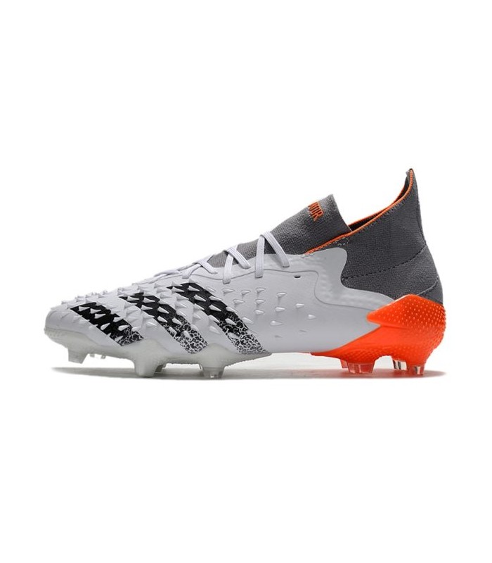 کفش فوتبال آدیداس پردیتور فریک طرح اصلی Adidas Predator Freak.1 FG White Spark White/Orange