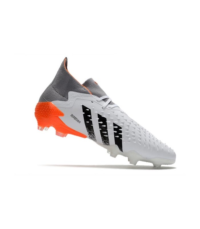 کفش فوتبال آدیداس پردیتور فریک طرح اصلی Adidas Predator Freak.1 FG White Spark White/Orange