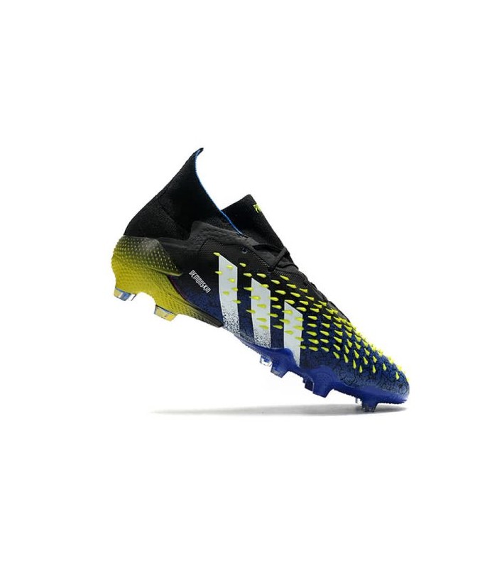 کفش فوتبال آدیداس پردیتور فریک طرح اصلی Adidas Predator Freak.1 FG Superlative Black/Blue