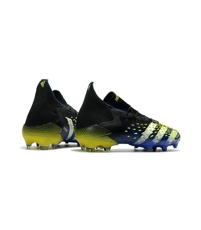 کفش فوتبال آدیداس پردیتور فریک طرح اصلی Adidas Predator Freak.1 FG Superlative Black/Blue