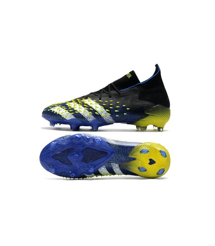 کفش فوتبال آدیداس پردیتور فریک طرح اصلی Adidas Predator Freak.1 FG Superlative Black/Blue