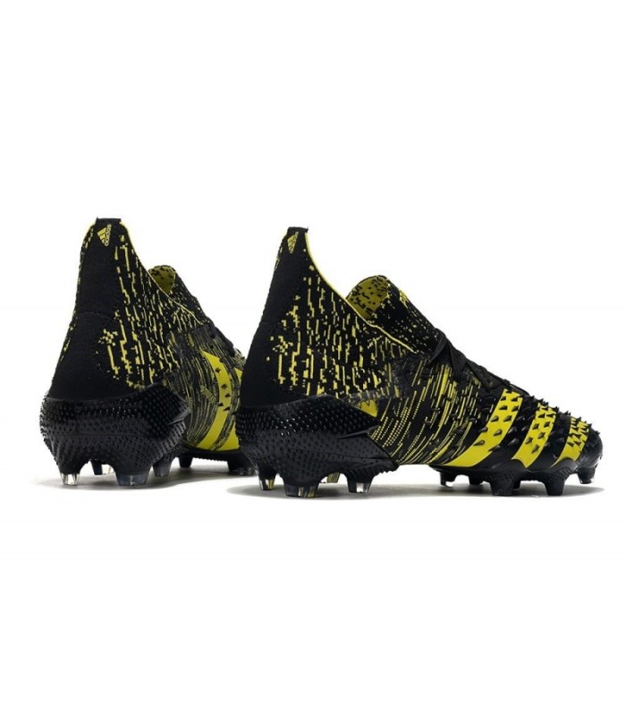 کفش فوتبال آدیداس پردیتور فریک طرح اصلی Adidas Predator Freak.1 FG Yellow/Black