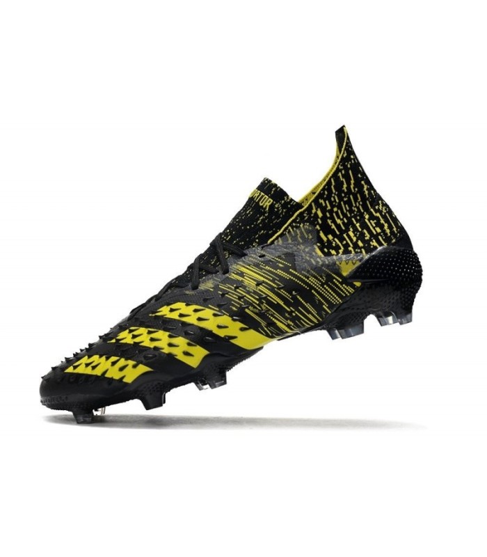 کفش فوتبال آدیداس پردیتور فریک طرح اصلی Adidas Predator Freak.1 FG Yellow/Black
