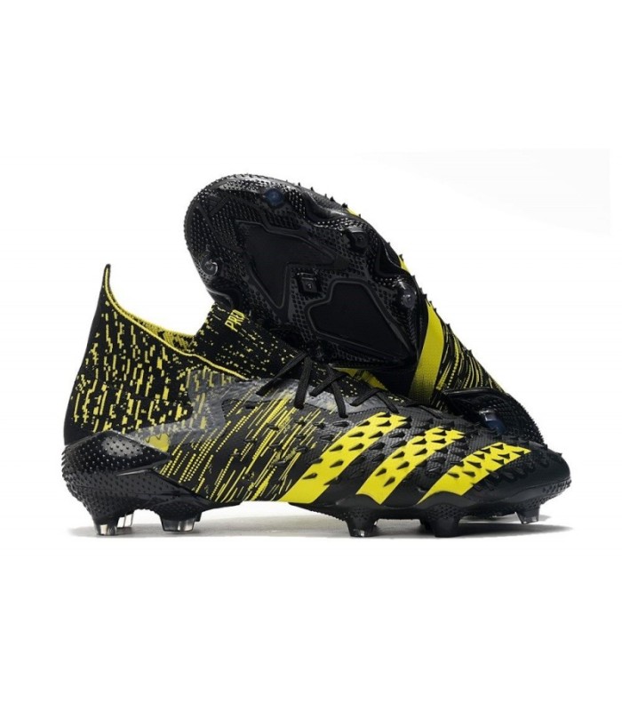 کفش فوتبال آدیداس پردیتور فریک طرح اصلی Adidas Predator Freak.1 FG Yellow/Black