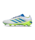 کفش فوتبال آدیداس پردیتور طرح اصلی Adidas Predator 26 Elite FG White/Electric Blue/Lime Green