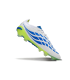 کفش فوتبال آدیداس پردیتور طرح اصلی Adidas Predator 26 Elite FG White/Electric Blue/Lime Green