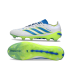 کفش فوتبال آدیداس پردیتور طرح اصلی Adidas Predator 26 Elite FG White/Electric Blue/Lime Green