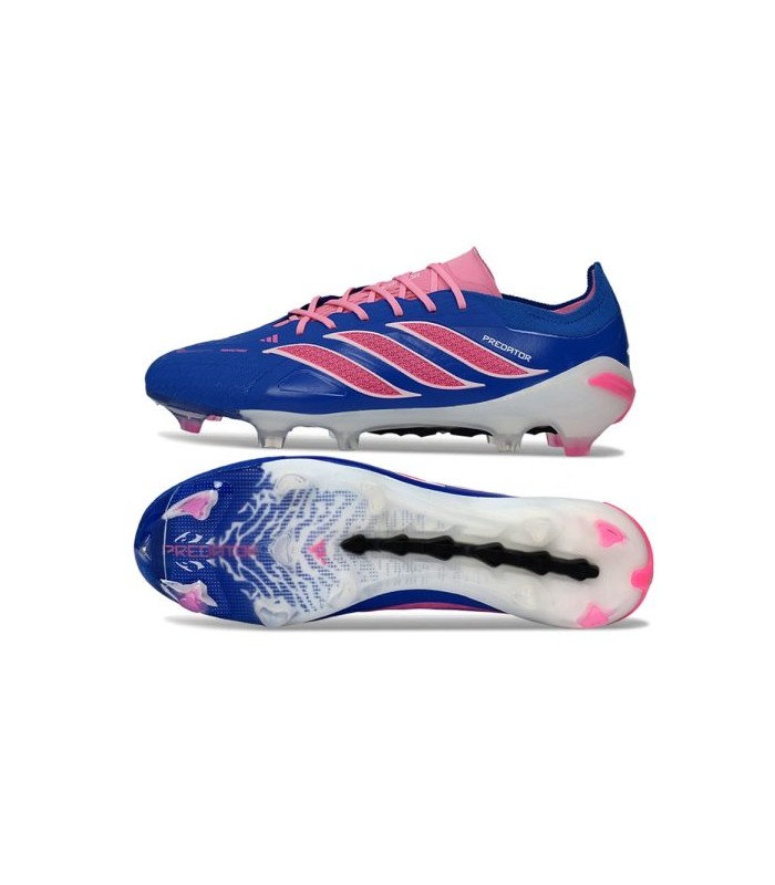 کفش فوتبال آدیداس پردیتور 26 طرح اصلی Adidas Predator 26 Elite FG White/Electric Blue/Lime Green