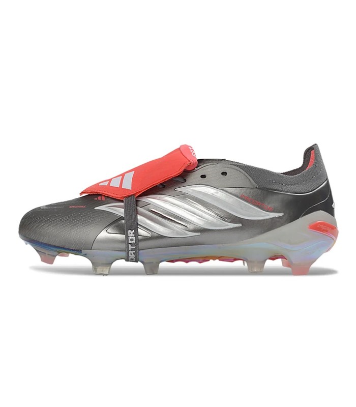 کفش فوتبال آدیداس پردیتور 26 طرح اصلی Adidas Predator 26 Elite FG Silver/Black/Red
