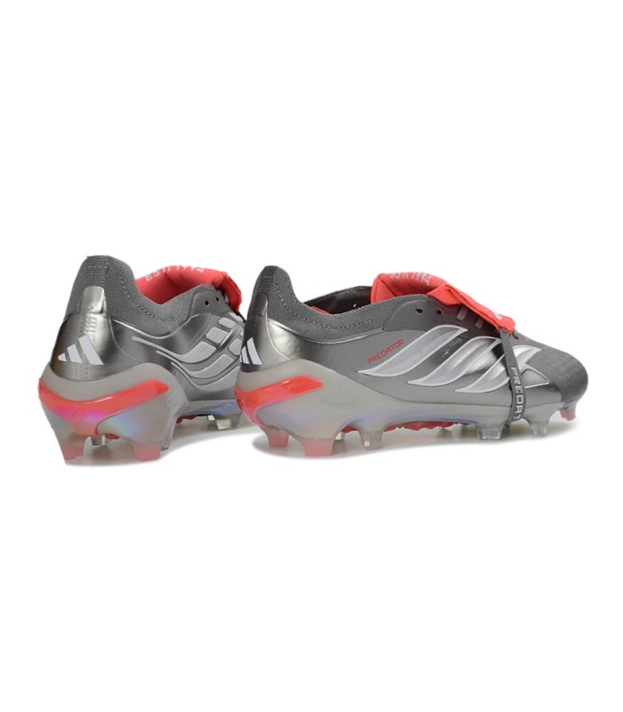 کفش فوتبال آدیداس پردیتور 26 طرح اصلی Adidas Predator 26 Elite FG Silver/Black/Red