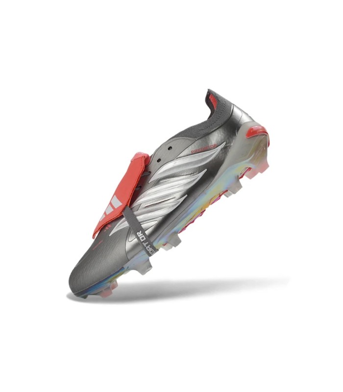 کفش فوتبال آدیداس پردیتور 26 طرح اصلی Adidas Predator 26 Elite FG Silver/Black/Red
