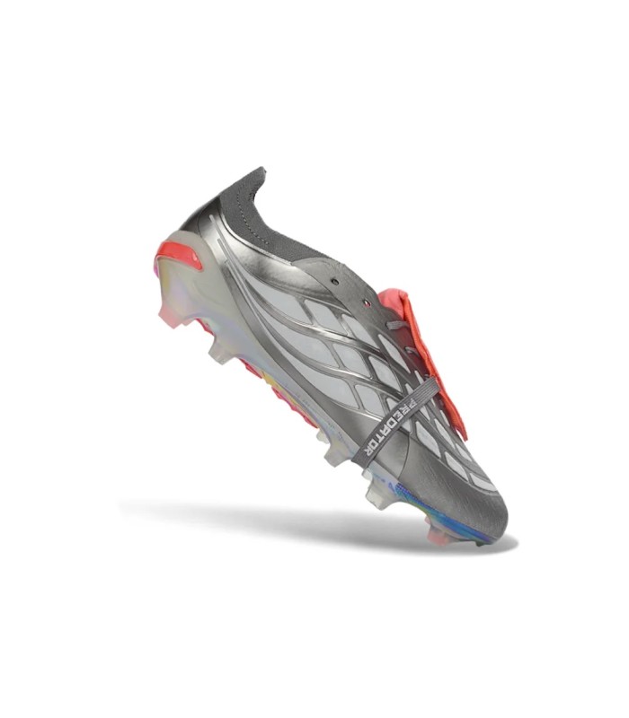 کفش فوتبال آدیداس پردیتور 26 طرح اصلی Adidas Predator 26 Elite FG Silver/Black/Red
