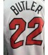رکابی و شورت بسکتبالی میامی هیت شماره 22 سفید Basketball Jersey and Shorts Miami Heat 22 White