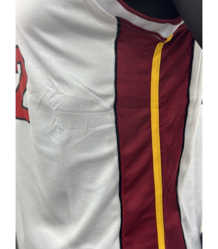 رکابی و شورت بسکتبالی میامی هیت شماره 22 سفید Basketball Jersey and Shorts Miami Heat 22 White