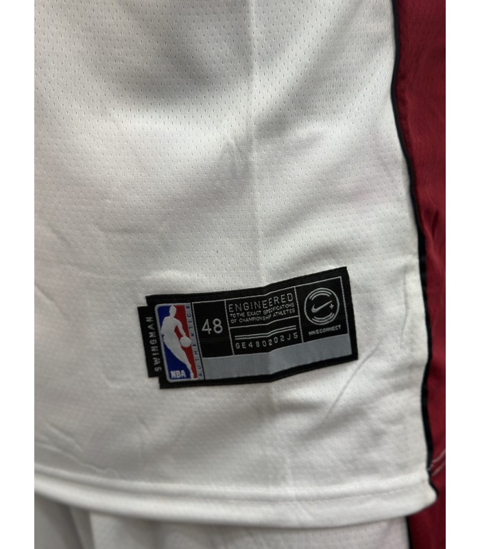 رکابی و شورت بسکتبالی میامی هیت شماره 22 سفید Basketball Jersey and Shorts Miami Heat 22 White