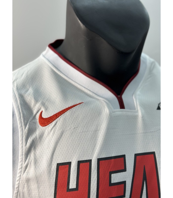 رکابی و شورت بسکتبالی میامی هیت شماره 22 سفید Basketball Jersey and Shorts Miami Heat 22 White