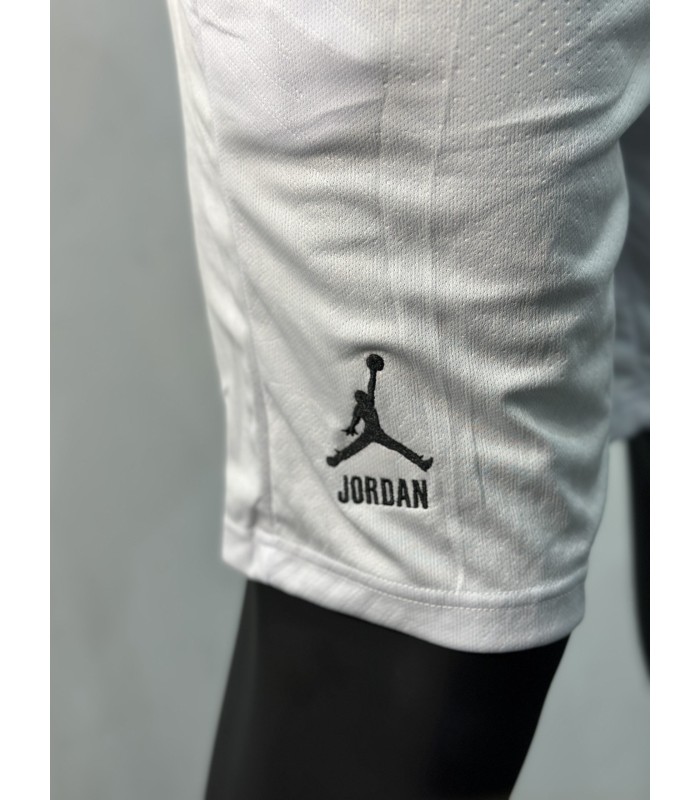 رکابی و شورت بسکتبالی جردن سفید Basketball Jersey and Shorts Jordan