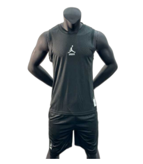 رکابی و شورت بسکتبالی جردن مشکی Basketball Jersey and Shorts Jordan