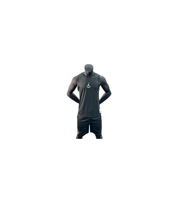 رکابی و شورت بسکتبالی جردن مشکی Basketball Jersey and Shorts Jordan