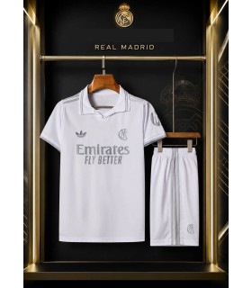 تیشرت و شورت 125سالگی رئال مادرید Real Madrid Old 125 kit