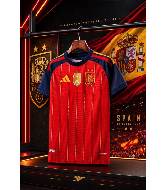 تیشرت پلیری 2027 اول تیم ملی اسپانیا Spain Home 2027 Player kit