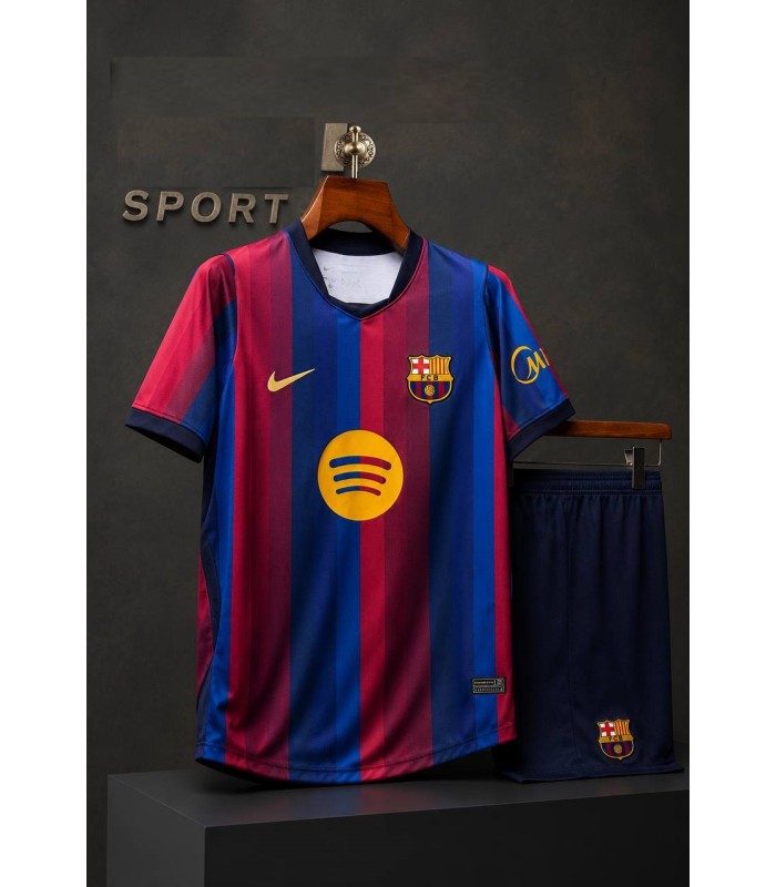 تیشرت و شورت اول 2027 تیم بارسلونا Barcelona Home 2027 kit