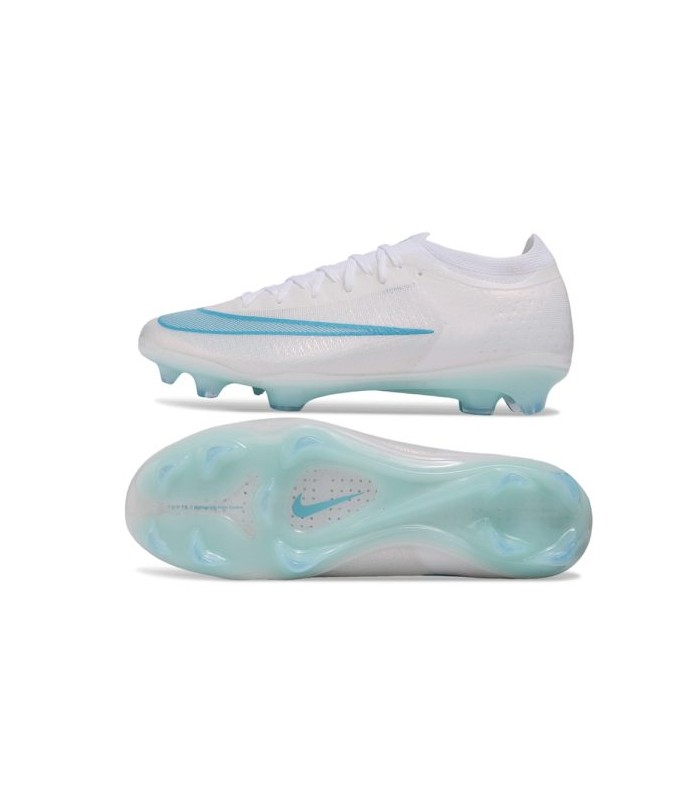 کفش فوتبال نایک مرکوریال ویپور ۱۷ طرح اصلی Nike Mercurial Vapor 17 Elite FG White - Blue