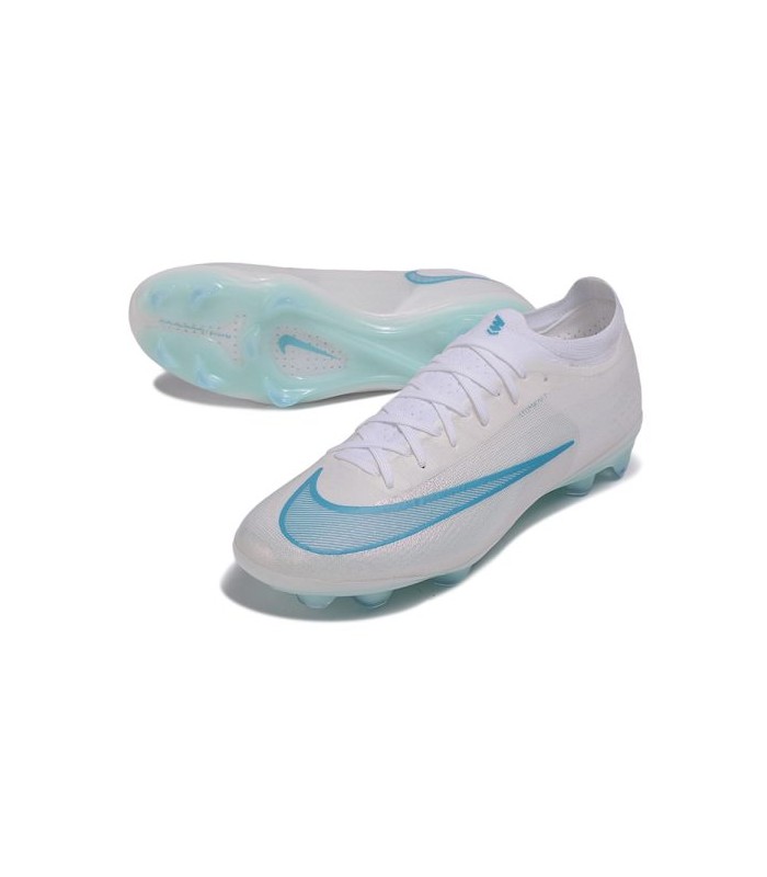 کفش فوتبال نایک مرکوریال ویپور ۱۷ طرح اصلی Nike Mercurial Vapor 17 Elite FG White - Blue