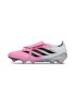 کفش فوتبال آدیداس پریدیتور 26 طرح اصلی Adidas Predator Elite Tongue 26 FG Pink - White