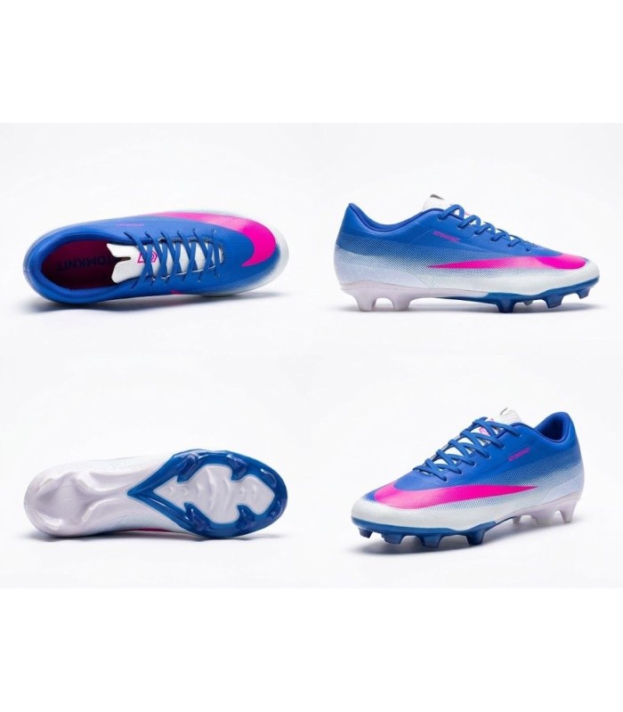 کفش فوتبال نایک مرکوریال ویپور 17 طرح اصلی آبی صورتی Nike Mercurial Vapor 17