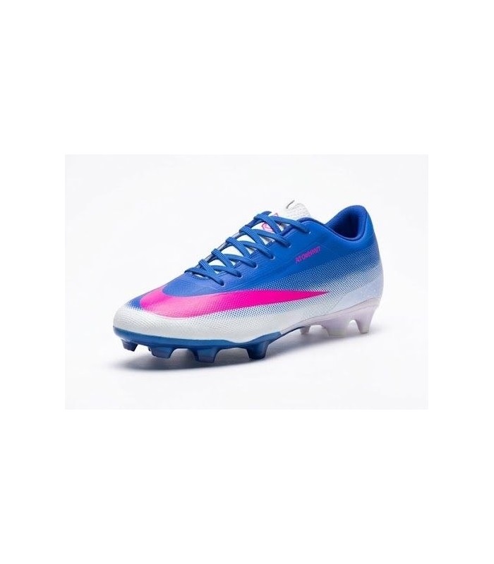 کفش فوتبال نایک مرکوریال ویپور 17 طرح اصلی آبی صورتی Nike Mercurial Vapor 17