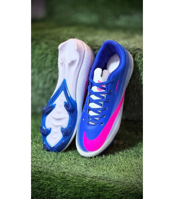 کفش فوتبال نایک مرکوریال ویپور 17 طرح اصلی آبی صورتی Nike Mercurial Vapor 17