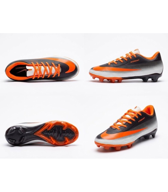 کفش فوتبال نایک مرکوریال ویپور 17 طرح اصلی مشکی نارنجی Nike Mercurial Vapor 17