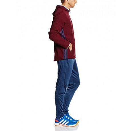 گرمکن شلوار مردانه آدیداس مدل Adidas Condivo16 presentation suit dark red  mineral blue S16