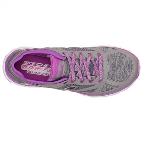 کفش پیاده روی زنانه اسکیچرز مدل Purple Skechers Shoes Women Gel Memory Foam Sport Flex Comfort Jersey 