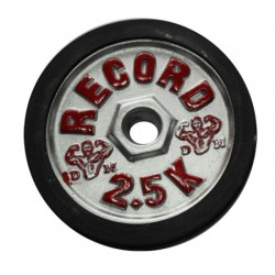 وزنه صفحه دمبل دور لاستیک رکورد 2.5 کیلوگرم record 2.5Kg