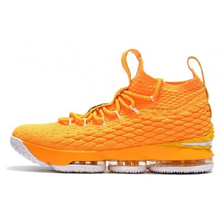 کفش بسکتبال نایک مدل LeBron 15 Yellow