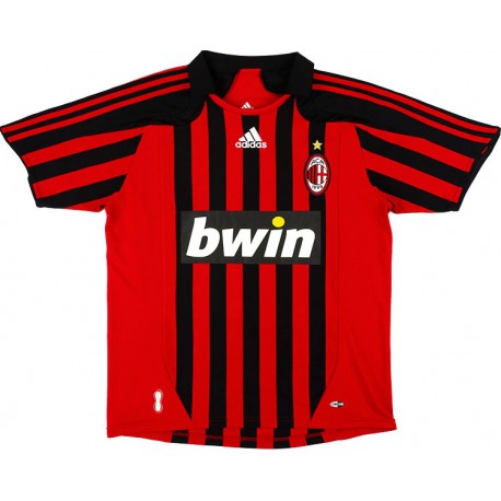 پیراهن کلاسیک میلان Ac Milan 2007 Retro Home Kit Jersey