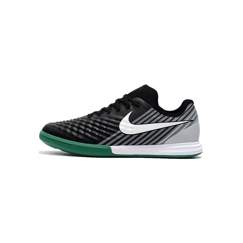 کفش فوتسال نایک مجیستا ایکس فاینال طرح اصلی سبز مشکی سفید Nike MagistaX  Finale II IC Black White Cool Grey Stadium Green