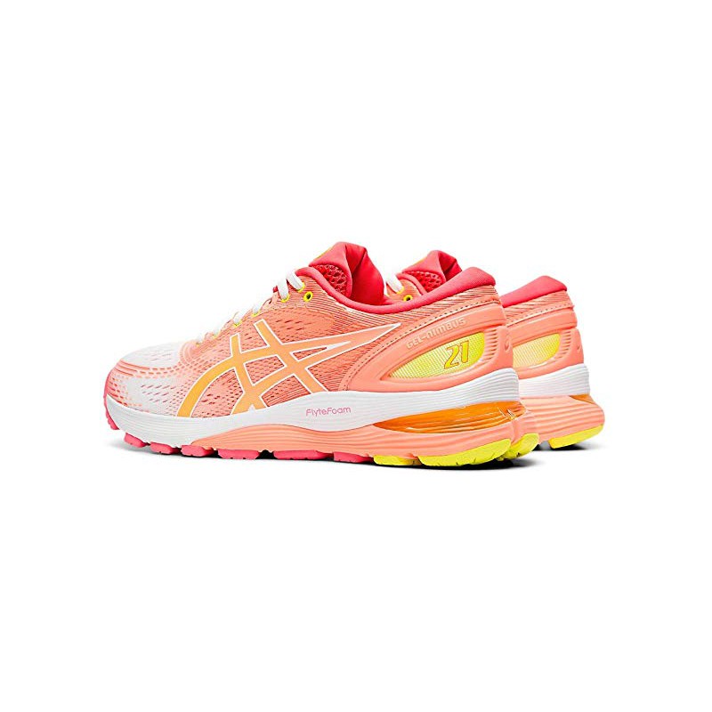 asics nimbus 21 coral