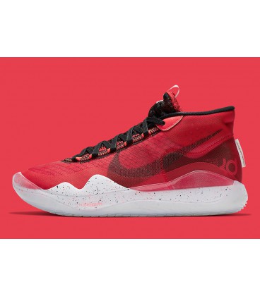کفش بسکتبال نایک مدل Nike KD 12 White Red Black