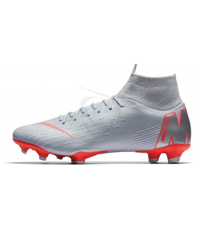 Nike CR7 Superfly 6 Pro FG Soccer Cleat Pure Platinum Black