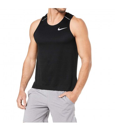 تاپ مردانه نایک مشکی Nike Dri FIT Miler Men Running Tank AJ7562-010
