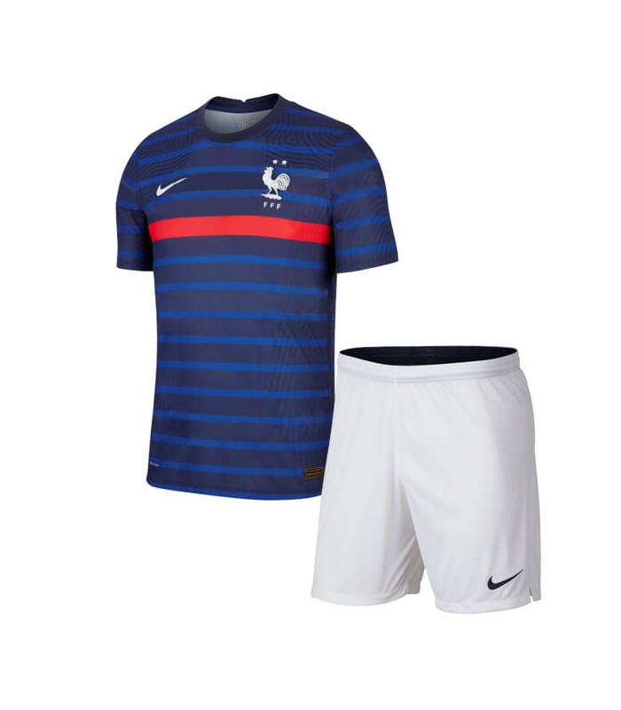 پیراهن شورت اول فرانسه France 2020 Home Soccer Jersey Kit ...