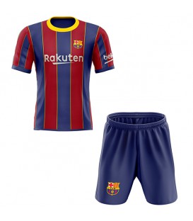 پیراهن شورت بچه گانه اول تیم بارسلونا Barcelona home Kids Kit Soccer Children 1st football shirt 2020-2021