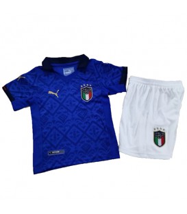 پیراهن شورت بچه گانه اول تیم ملی ایتالیا Italy home kit soccer children 1st football shirt 2020-2021
