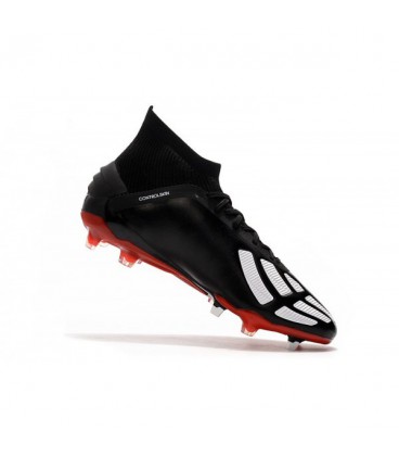 کفش فوتبال آدیداس پردیتور های کپی adidas Predator Mania 19.1 FG ADV Soccer Cleat Core Black White
